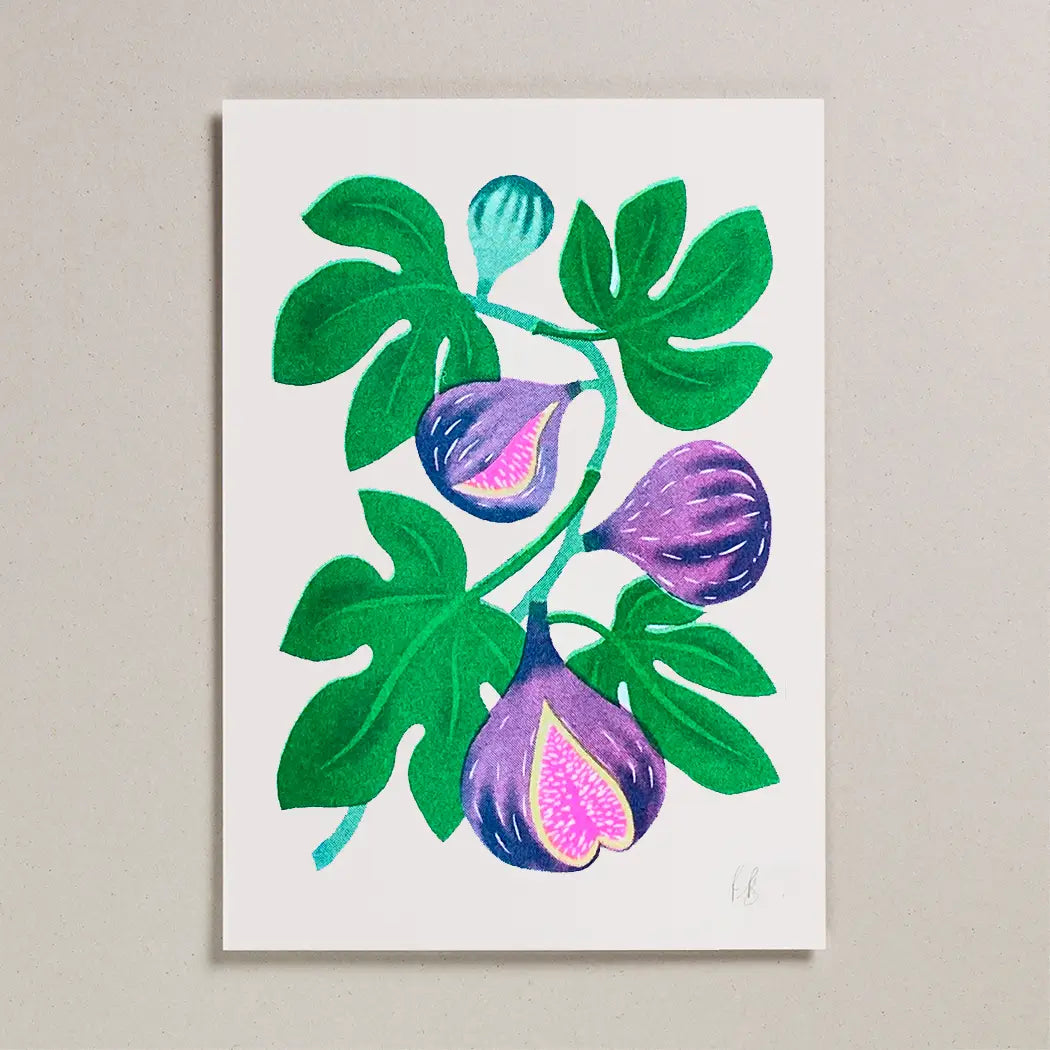 Petra Boase Risograph Print - Fig