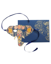 Load image into Gallery viewer, Elephant Mask Greeting Card by East End Press
