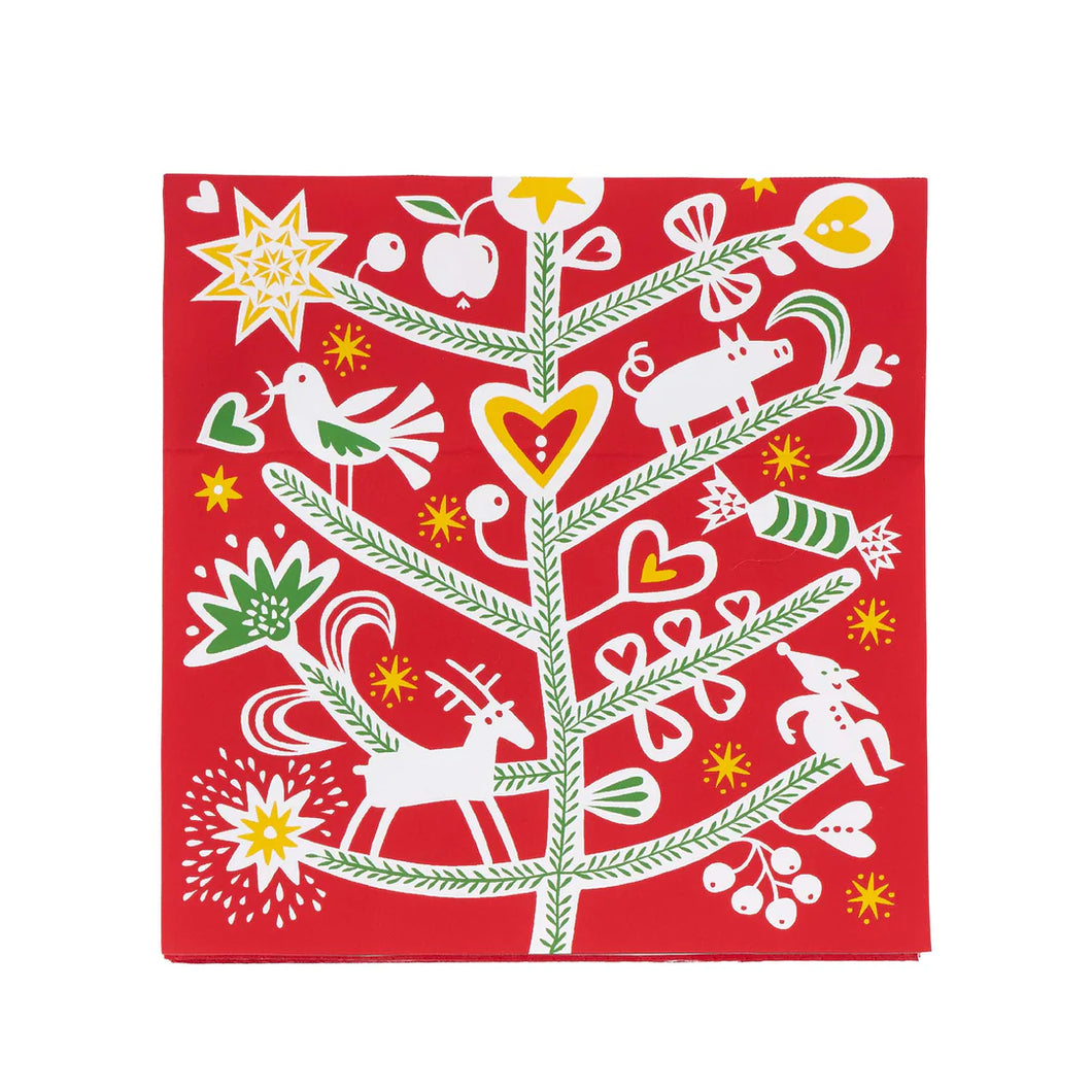 Klippan Paper Napkins - Christmas Tree