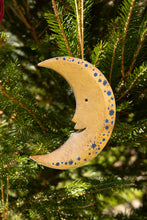 Load image into Gallery viewer, East End Press Board Decoration - Shimmering Man On The Moon
