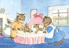 Load image into Gallery viewer, Cats&#39; Cradle - Margaret Tempest Postcard
