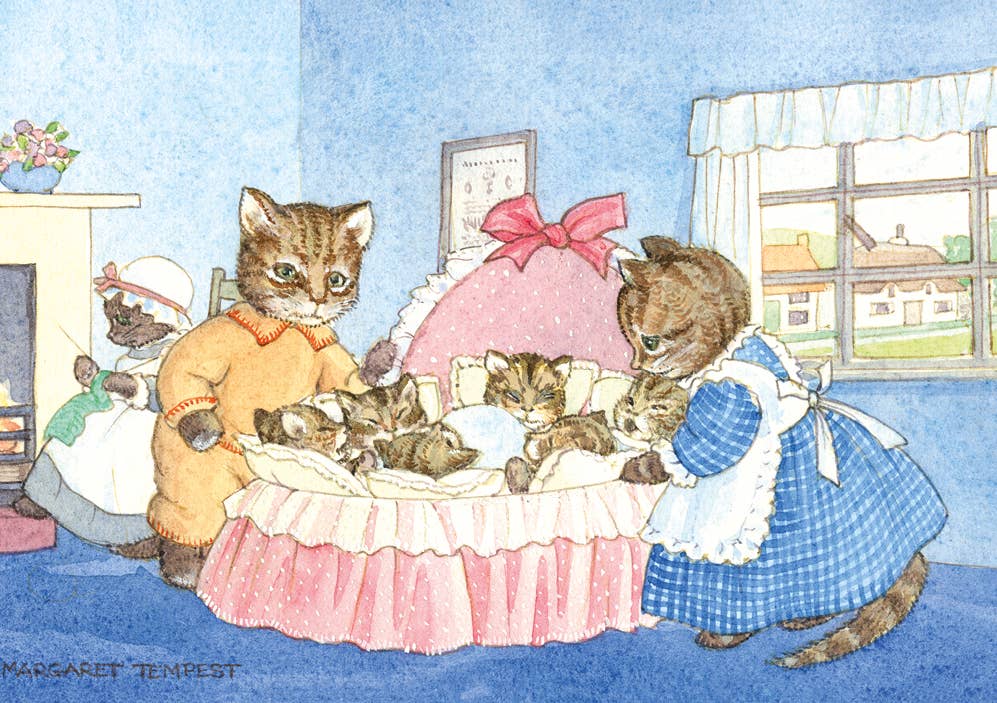 Cats' Cradle - Margaret Tempest Postcard