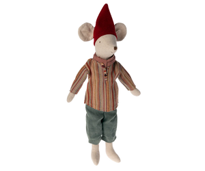 Maileg Christmas Mouse - Medium Boy