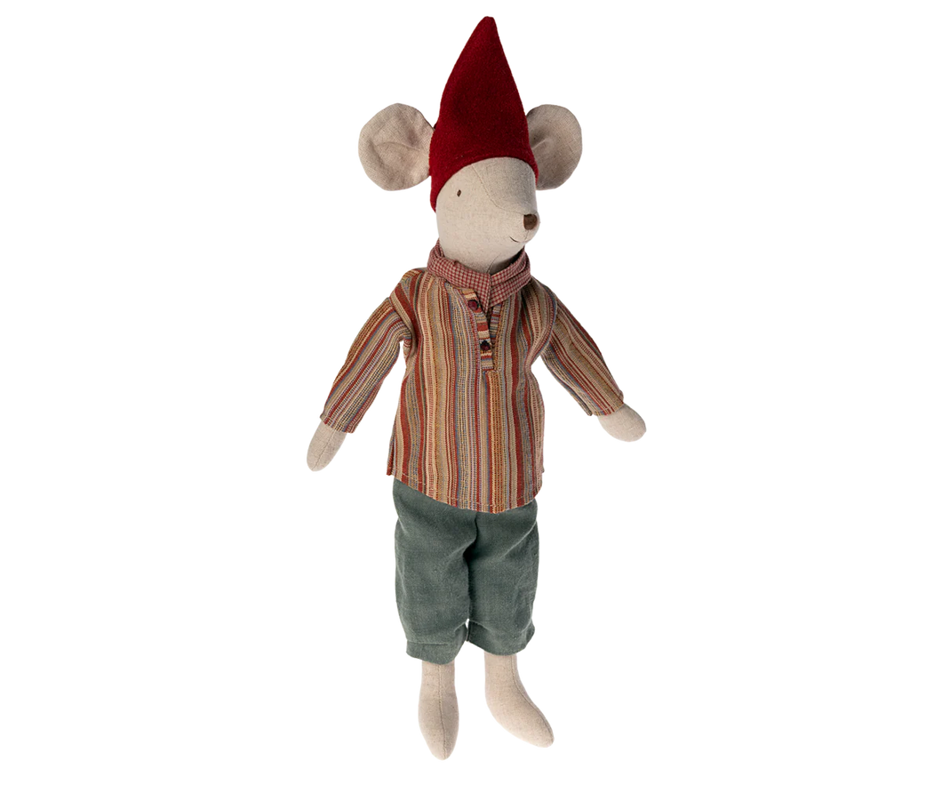 Maileg Christmas Mouse - Medium Boy