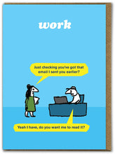 Load image into Gallery viewer, Email Check Greeting Card by Modern Toss
