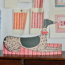 Load image into Gallery viewer, Giant Mantelpiece Menagerie Card - The Dog by Cambridge Imprint

