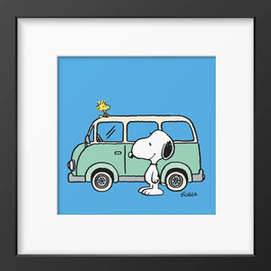 Peanuts Framed Print - Happy Camper