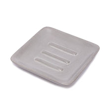 Load image into Gallery viewer, Aarven Soapstone Natural Square Soap Dish
