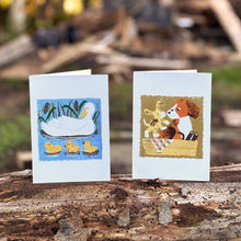 Load image into Gallery viewer, Dog and Puppies by Meg Rennie
