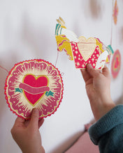 Load image into Gallery viewer, East End Press Paper Garland - Hearts

