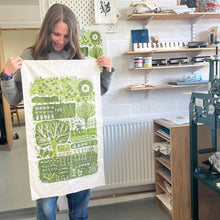Load image into Gallery viewer, Cotton Tea Towel - Allotment
