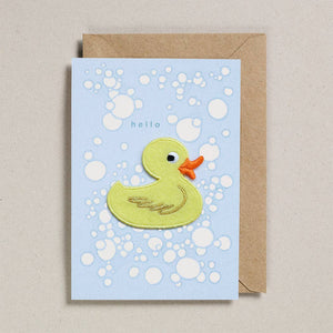 Patch Cards Hello Duckie