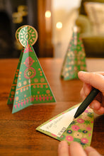 Load image into Gallery viewer, East End Press C6 Christmas Card - Patterned Tree
