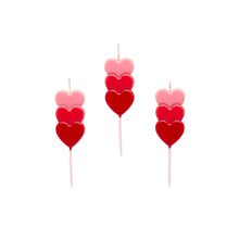 Load image into Gallery viewer, Stacked Heart Candles
