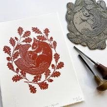 Load image into Gallery viewer, Greetings Card - A Winter's Sleep - Hare

