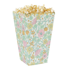 Load image into Gallery viewer, Popcorn Boxes Set Of 8 - Floral Gold
