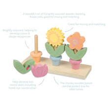 Load image into Gallery viewer, Stacking Wooden Flower Pots
