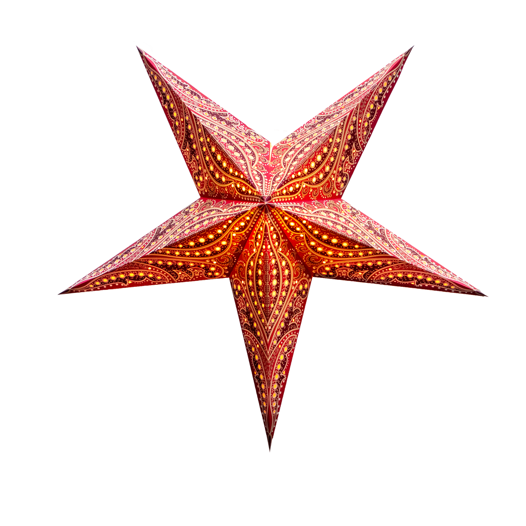Paper Star Lantern - Fantasia Scarlet