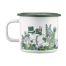 Load image into Gallery viewer, Moomin Enamel Mug 0.37L - In The Garden
