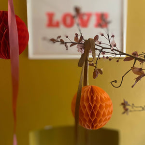 Paper Ball Decoration Lilac by Petra Boase