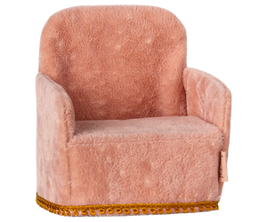 Maileg Chair Mouse - Rose Velvet