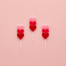 Load image into Gallery viewer, Stacked Heart Candles
