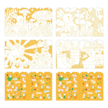 Load image into Gallery viewer, Bunnies Coloring Book + Stickers
