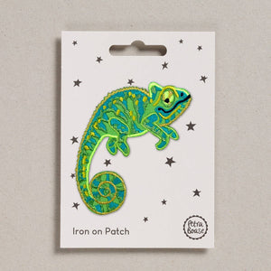 Iron on patch - Chameleon- Petra Boase