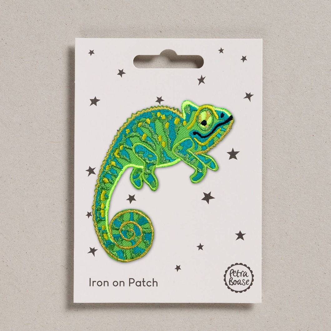 Iron on patch - Chameleon- Petra Boase