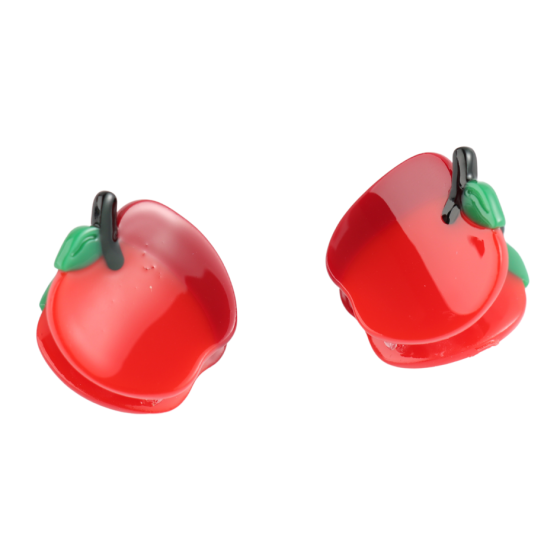 Set Of 2 Small Hair Claw - Apples