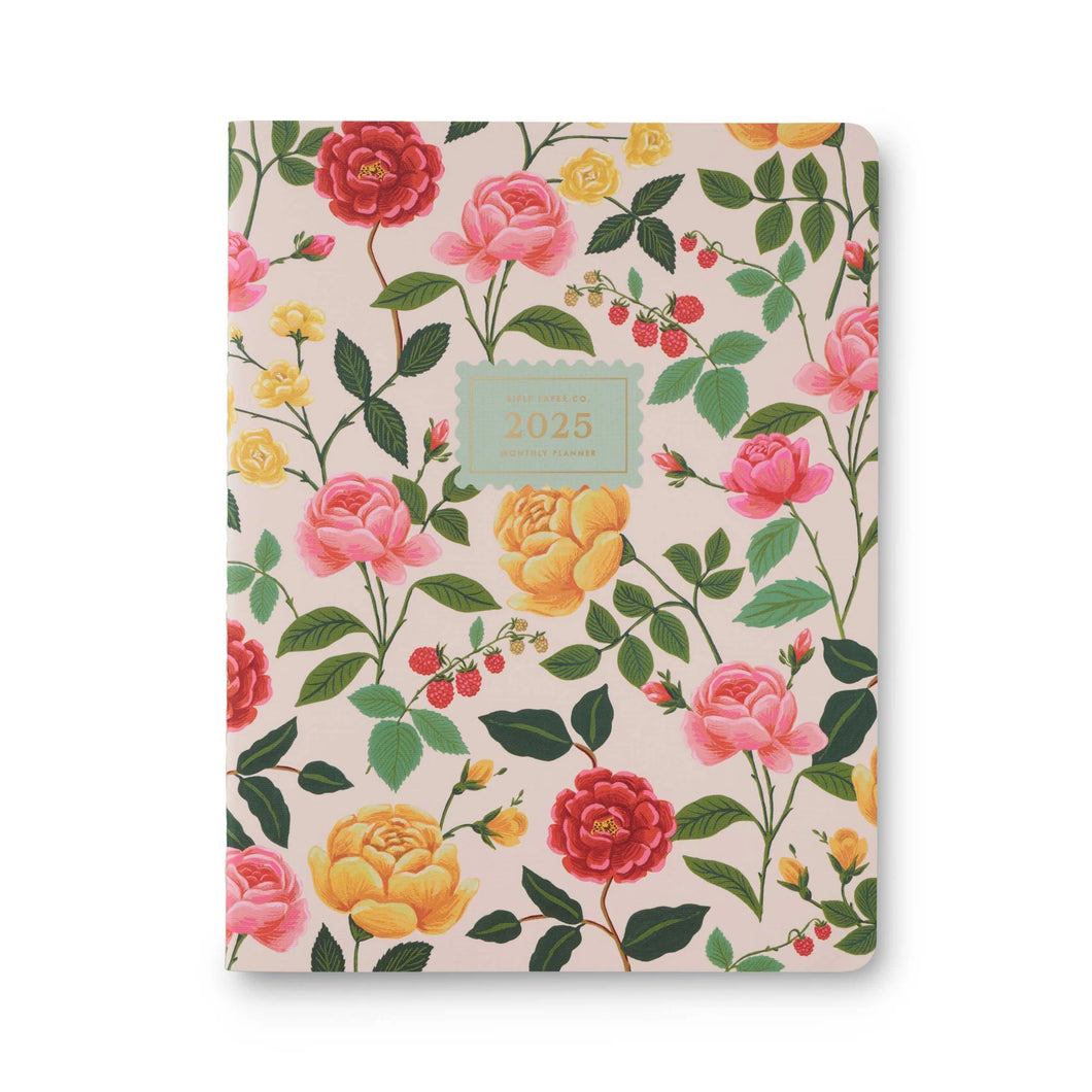 Rifle Paper Co. 2025 12 Month Planner - Roses Cream