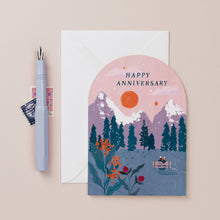 Load image into Gallery viewer, Anniversary Sunset Card | Anniversary Cards | Love Cards
