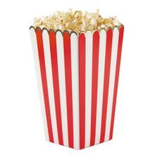 Load image into Gallery viewer, Red and  White Popcorn Boxes - Set Of  8
