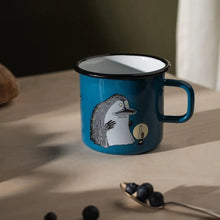 Load image into Gallery viewer, Muurla Enamel Moomin Mug 0.55L - The Groke
