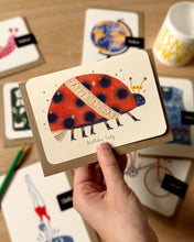 Load image into Gallery viewer, Oldfield Design Greetings Card - Birthday Ladybird
