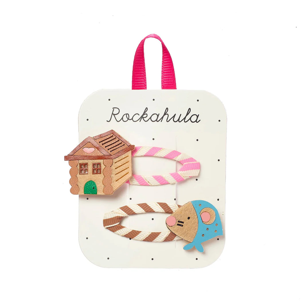 Rockahula Kids Hair Clips - Millie Mouse & Her House