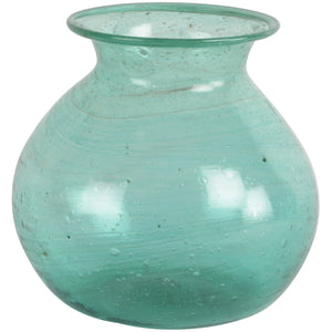 Kosi Vase Recycled Glass- Teal, By Grand Illusions