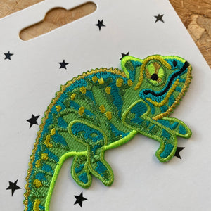 Iron on patch - Chameleon- Petra Boase