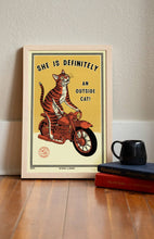 Load image into Gallery viewer, Ravi Zupa Art Print - Outside Cat
