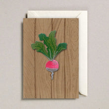 Load image into Gallery viewer, Iron On Patch Card  Radish -  by Petra Boase
