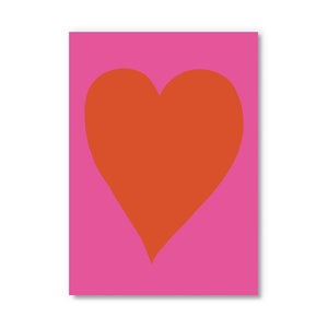 Neon Heart Postcard