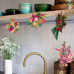 Bouquet Sewn Garland by East End Press