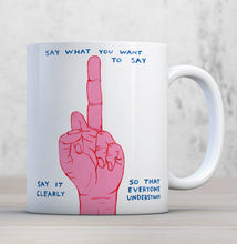 Load image into Gallery viewer, David Shrigley Boxed Mug - Say What You Want
