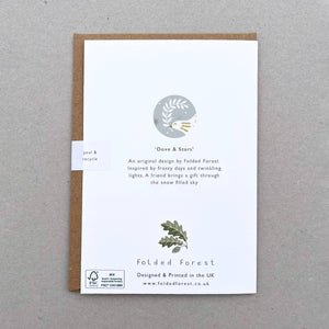 Greetings Card - Winter Bird