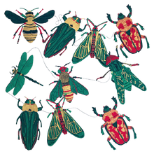 Load image into Gallery viewer, East End Press Paper Garland - Insects
