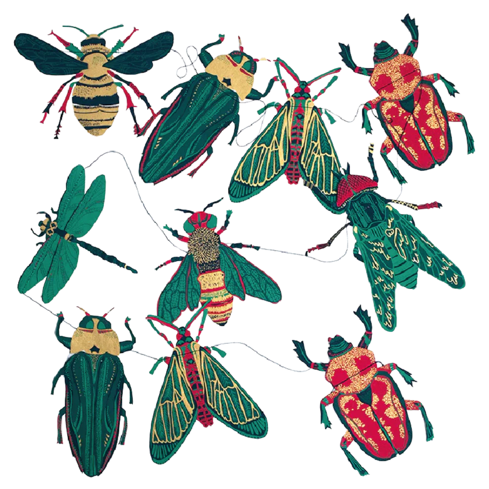East End Press Paper Garland - Insects