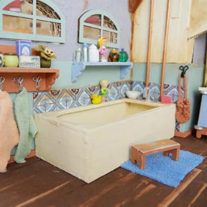 Sam & Julia Kids Diy Dollhouse Furniture Kit - Bathroom(Scale 1:12)