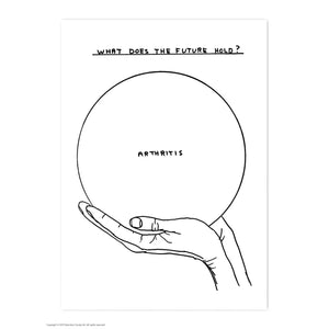 David Shrigley Postcard - Arthritis