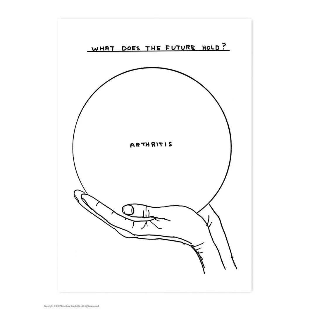 David Shrigley Postcard - Arthritis