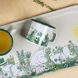 Moomin Enamel Mug 0.37L - In The Garden